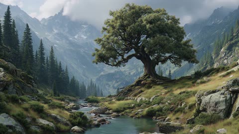 Relaxing Nature Sounds – Tree, Stream & Symphonic Music for Deep Focus