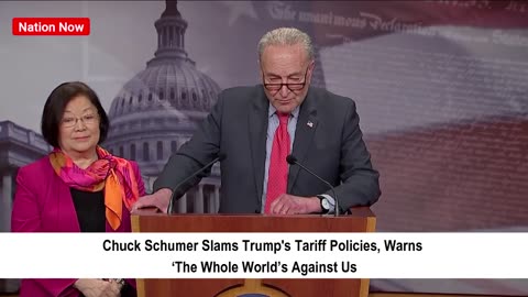 Schumer Slams Trump's Tariffs: ‘The Whole World’s Against Us 