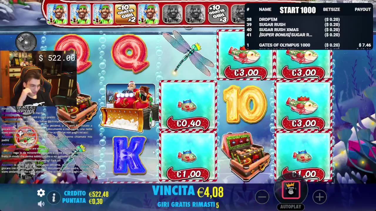 BONUS HUNTONA PESCIOLOSA SU LEX
