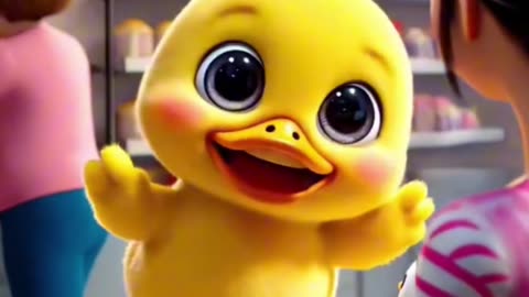 Duck's and a Toy! The little one is Happy