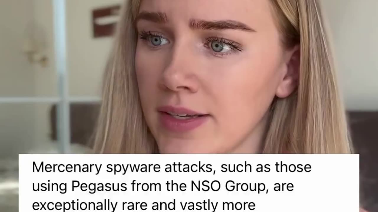 Eva Vlaardingerbroek Yesterday I got a verified threat notification from Apple