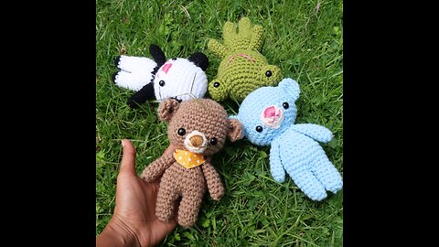 Easy crochet mini bear amigurumi