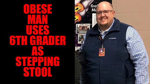 350 Pound Man Stands On The Back Of 6th Graders As Punishment