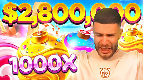 THIS ONE SPIN SAVED THE VIDEO! $2,800,000 SWEET BONANZA 1000 SESSION