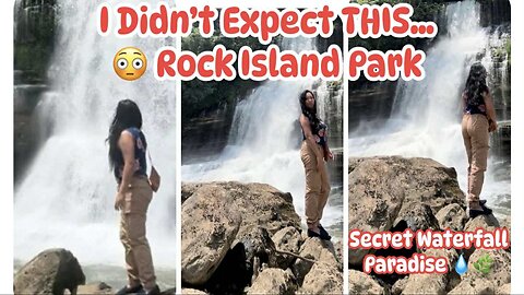 Hidden Paradise in Tennessee You Won’t Believe Exists 🌿💦 | Rock Island Waterfall Tour