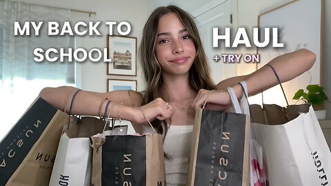 Jemmaaa | My Back to School TRY ON Haul 2K HD