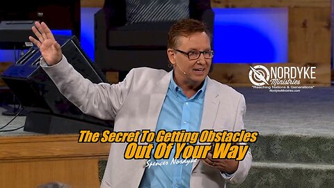 The Secret To Getting Obstacles Out Of Your Way.