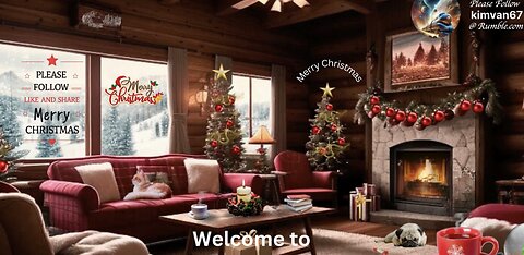 Christmas In the Mountains In Christmas Lodge, Enjoy our Special Christmas Music.
