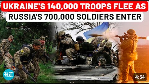 Ukraine's Desertions Skyrocket! Kyiv's 140,000 Troops Vanish As Russia Deploys 700,000 Strong Army