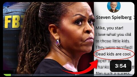 Leaked Spielberg Tape Shows Michelle Obama 'Auditioning' Child Stars For VIP Pedo Film