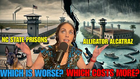 🐊 ALLIGATOR ALCATRAZ vs NC PRISONS 🏢 Which Is Worse ! 💥💰 You Won’t Believe the Cost! 😱🔥
