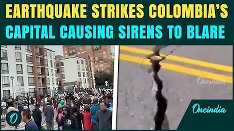 6.5 Magnitude Earthquake ROCKS Colombia as Sirens Blare in Bogota | Prez. Candidate Shot Same Day