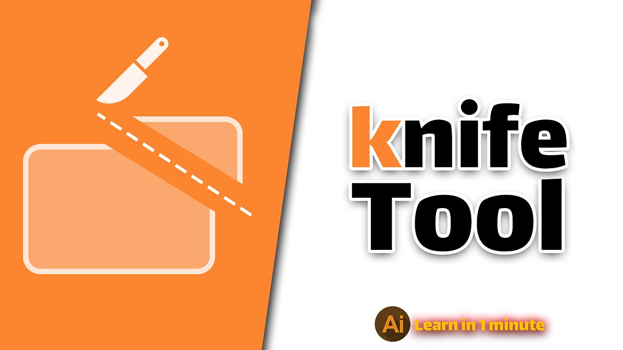 Knife Tool in Illustrator