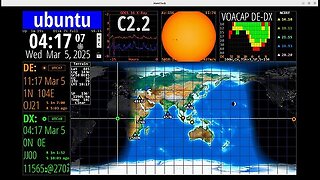 Spaceweather Propagation Atomic Clock 8-11-25