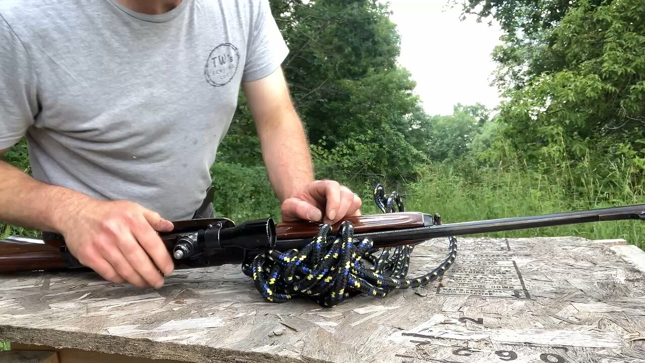 Offset scope bracket sight in attempt 2 and 3