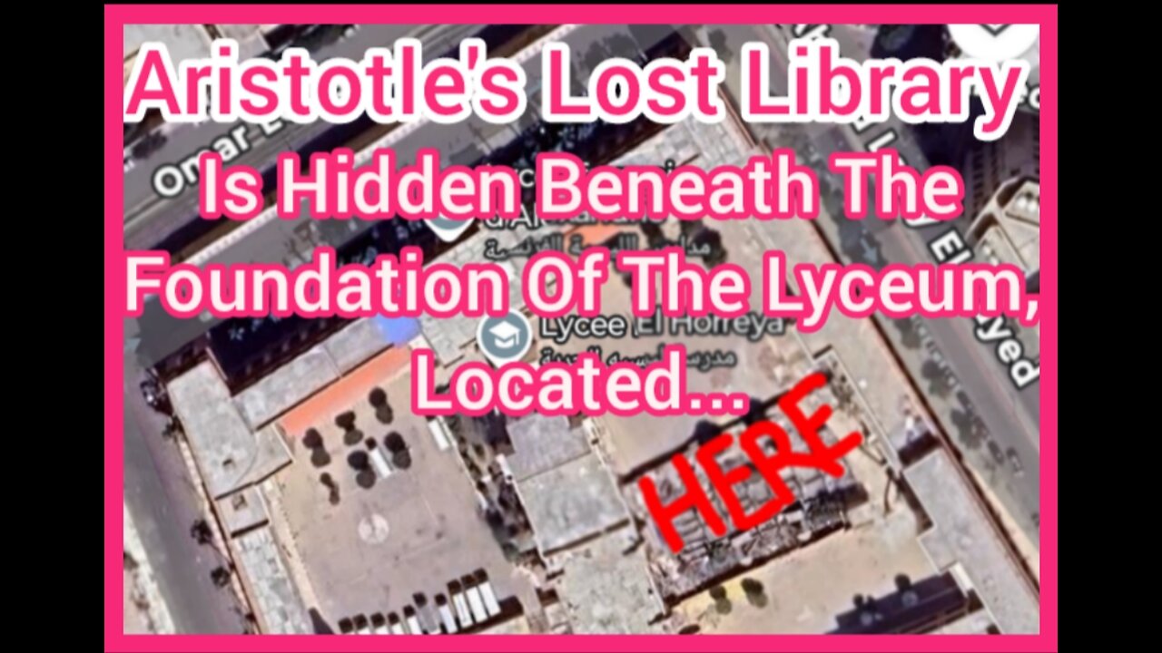Aristotle's Lost Library Is Hidden Beneath The Foundation Of The Lyceum, Located Here