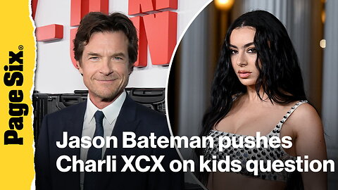Jason Bateman pushes Charli XCX on kids question in cringe-worthy interview