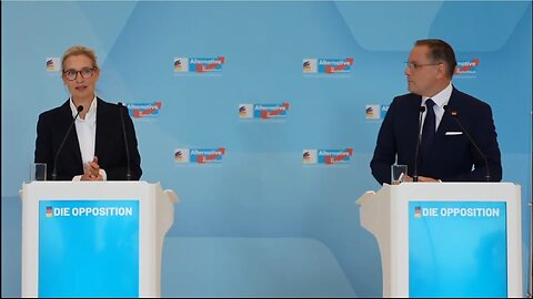 Nach Gießen platzt Alice Weidel der Kragen! Pressekonferenz mit Tino Chrupalla - AfD-Fraktion