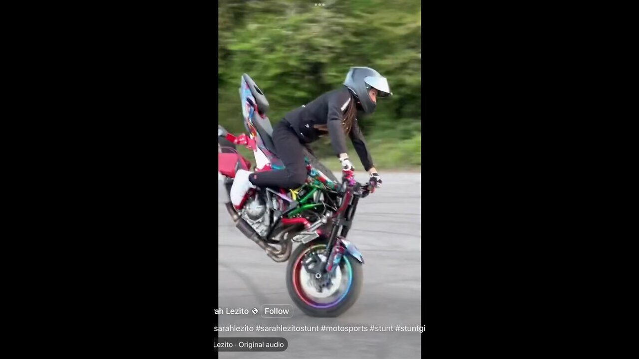 Sara can Stunt!!