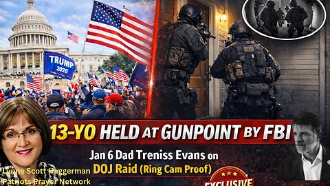 Kids at Gunpoint for Jan 6: Treniss Evans DESTROYS DOJ Tyranny – Pardoned Founder Speaks