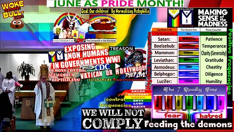 Sacrilege in Syracuse, GAY PRIDE Mass Profanes Trinity Sunday - WOKE (Satanic) Emulate Your Demon!