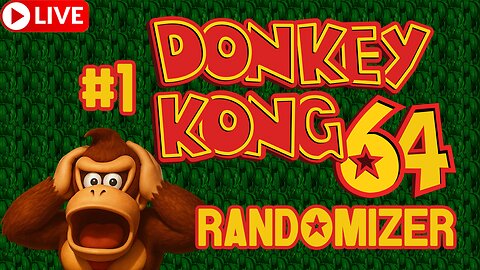 🔴 Donkey Kong 64 DK64 Randomizer! PART 1! Real Nintedno 64 Footage! 1440p!