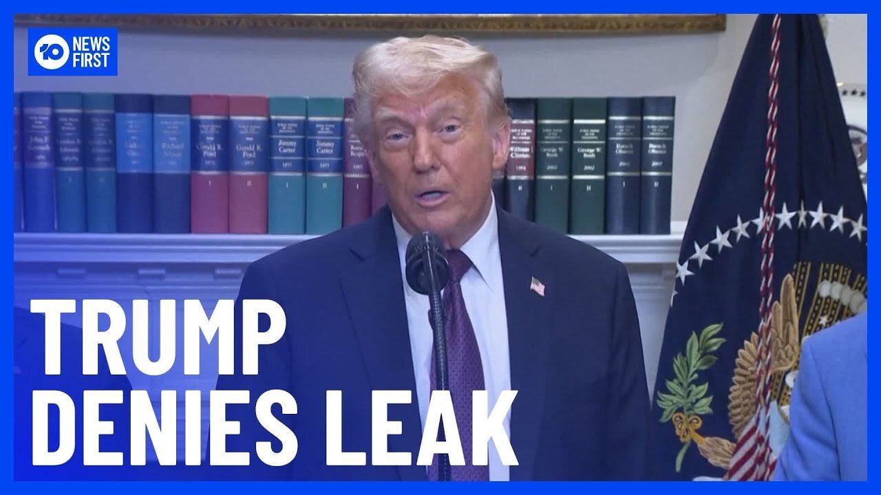 Trump Denies Knowledge Of Explosive War Group Chat Leak | 10 News First
