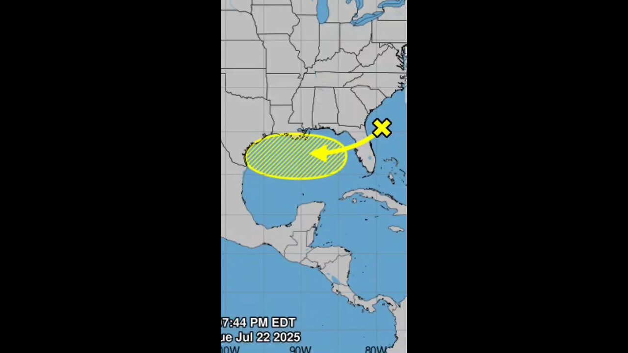 TROPICAL DISTURBANCE 1- forms then jumps- from Atlantic to Gulf! #tropicalstorm #hurricane