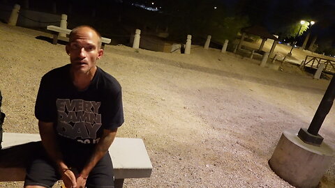 Aaron- Is no longer homeless- Says "Even Though I have a home I'm still an addict and out here".