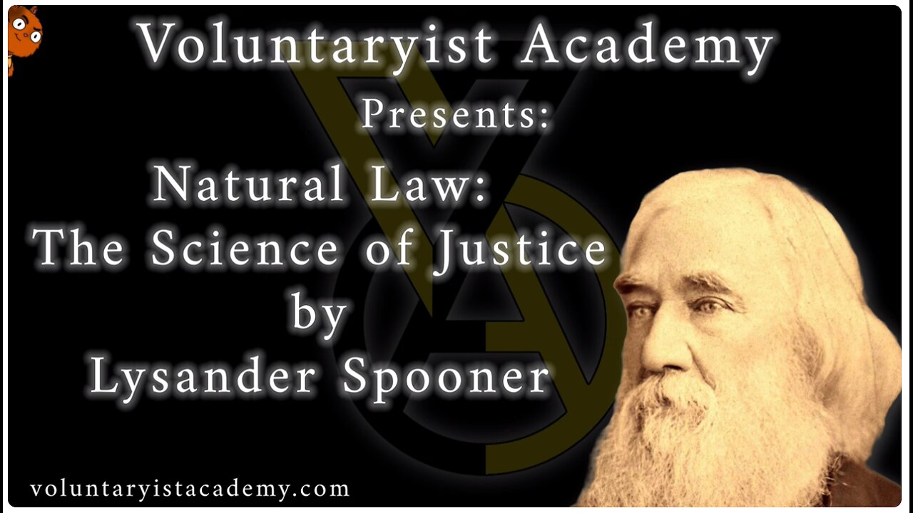 Natural Law The Science of Justice by Lysander Spooner