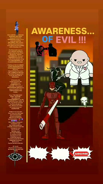 ▪︎AWARENESS OF EVIL▪︎