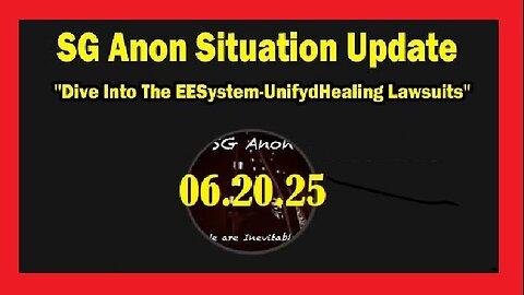 SG Anon Update Today June 20- 'A Continuing Dive Into The EESystem-UnifydHealing Lawsuits'