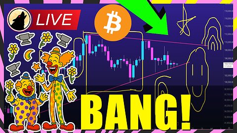 🐺 Bitcoin and Alts Trading GENIUS on Clown Show Friday 🐺🚨LIVESTREAM🚨