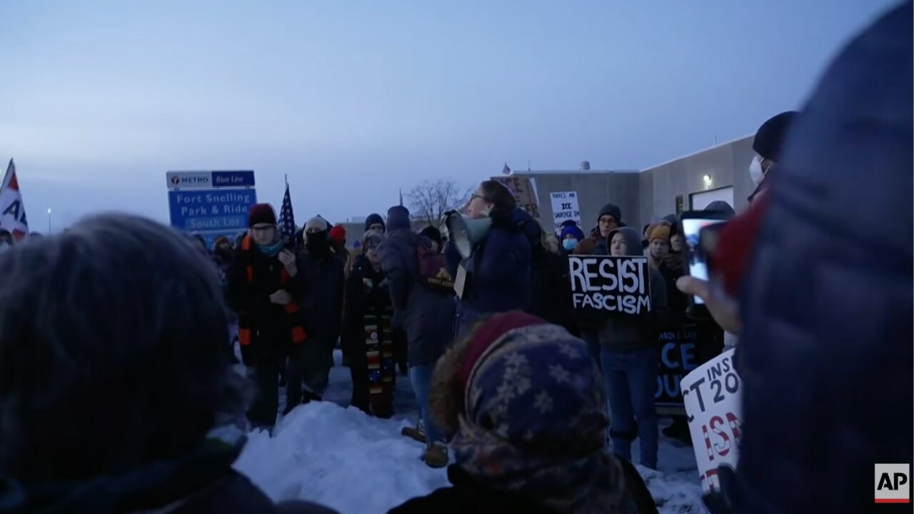 LIVE: Scene in Minneapolis after fatal ICE shooting