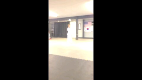 Middle Son's Poomsae Black Belt Test