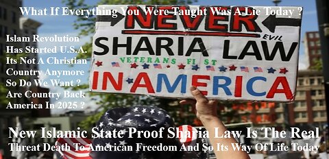 Islamic Proof Sharia Law Is The Real Threat Death To American Freedom And Its Way Of Life