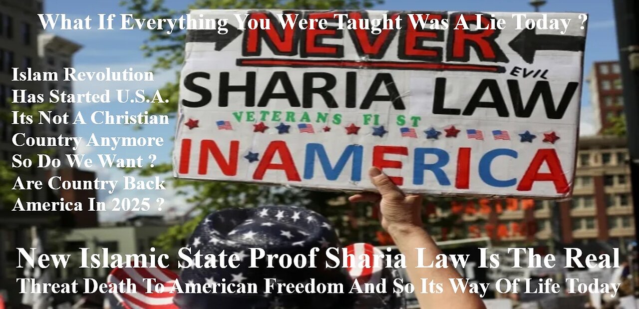 Islamic Proof Sharia Law Is The Real Threat Death To American Freedom And Its Way Of Life