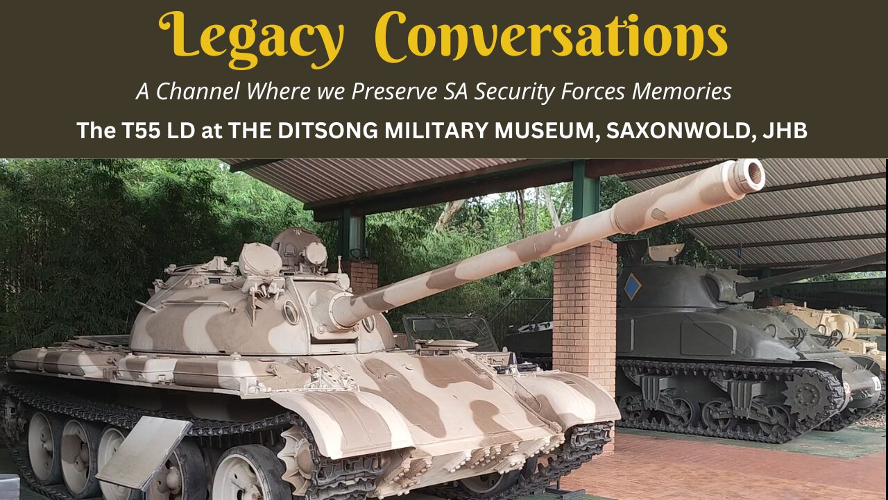 T55 Tank standing at DITSONG