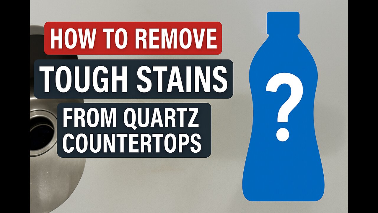 How to Remove Tough Stains from Quartz Countertops (Fast & Easy)
