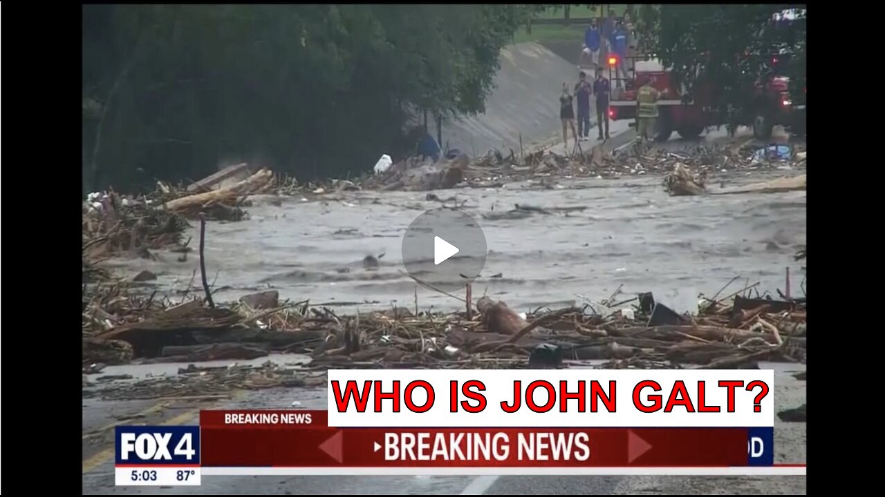 Alex JONES W/ Did Geo engineering trigger the Texas Hill country mega floods?