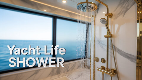 Step Inside the Luxurious Shower of a Million-Dollar Yacht ✨