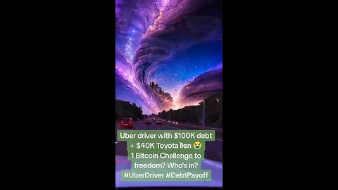 From Uber Debt to Freedom 1 Bitcoin Challenge to Clear $100K! DebtFree,
