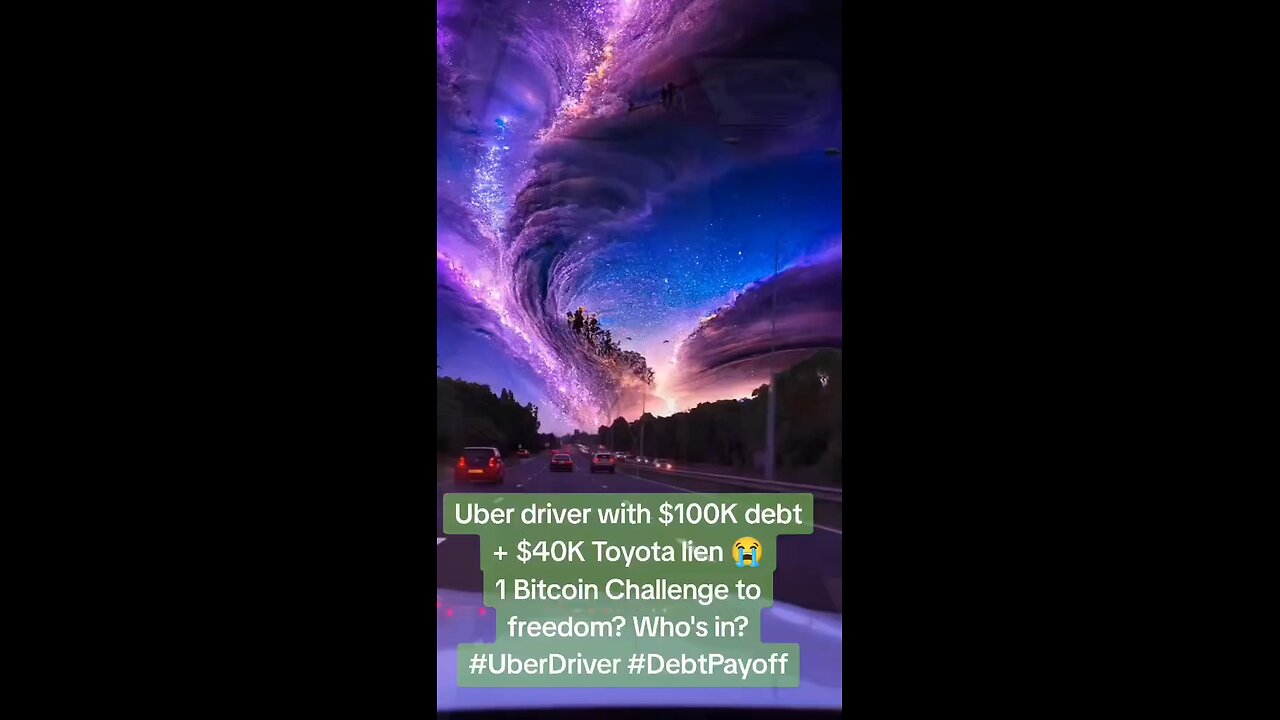 From Uber Debt to Freedom 1 Bitcoin Challenge to Clear $100K! DebtFree,