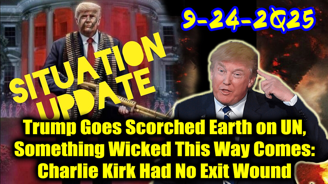 Situation Update 9.24.25 - Big Q/ Trump > Mass Arrests, Secret Raids and the FINAL PURGE Has Begun