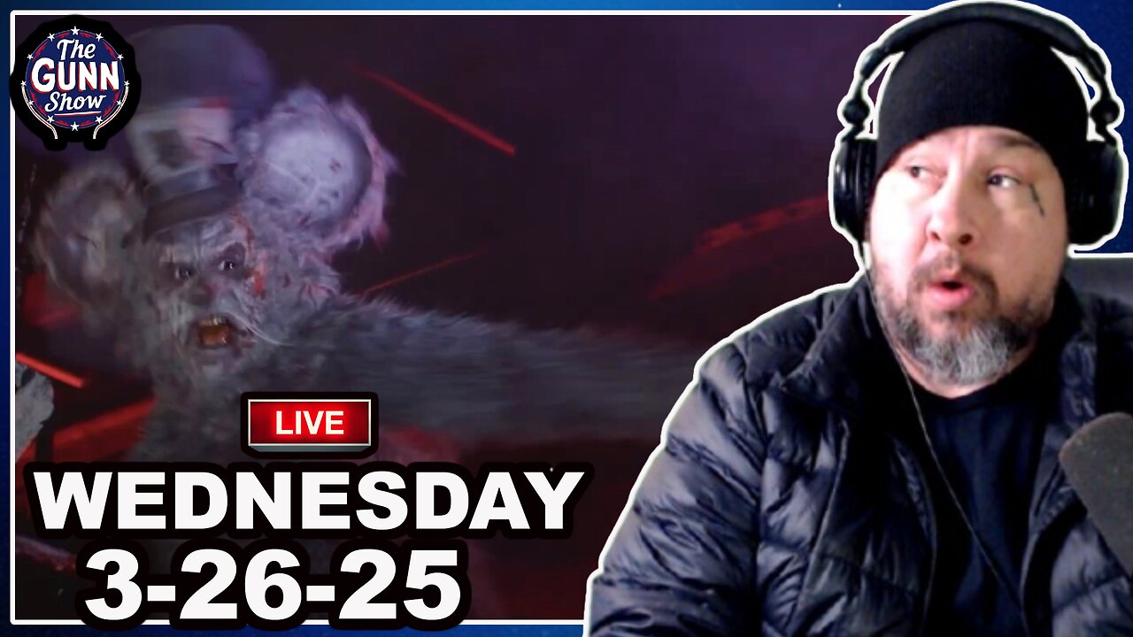 🛑LIVE: Killer Micky Mouse, Horror Movies, Black Beaches, & Vegas! | The Gunn Show (3/26/25)