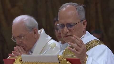 Pope Leo XIV celebrates first Masss - May 9, 2025