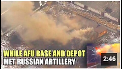 "Russian Artillery Encounter at Ukrainian Base in Kazachya Lopan"