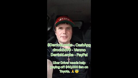 Uber Driver needs help paying off $40,000 lien on Toyota. 🙏😇