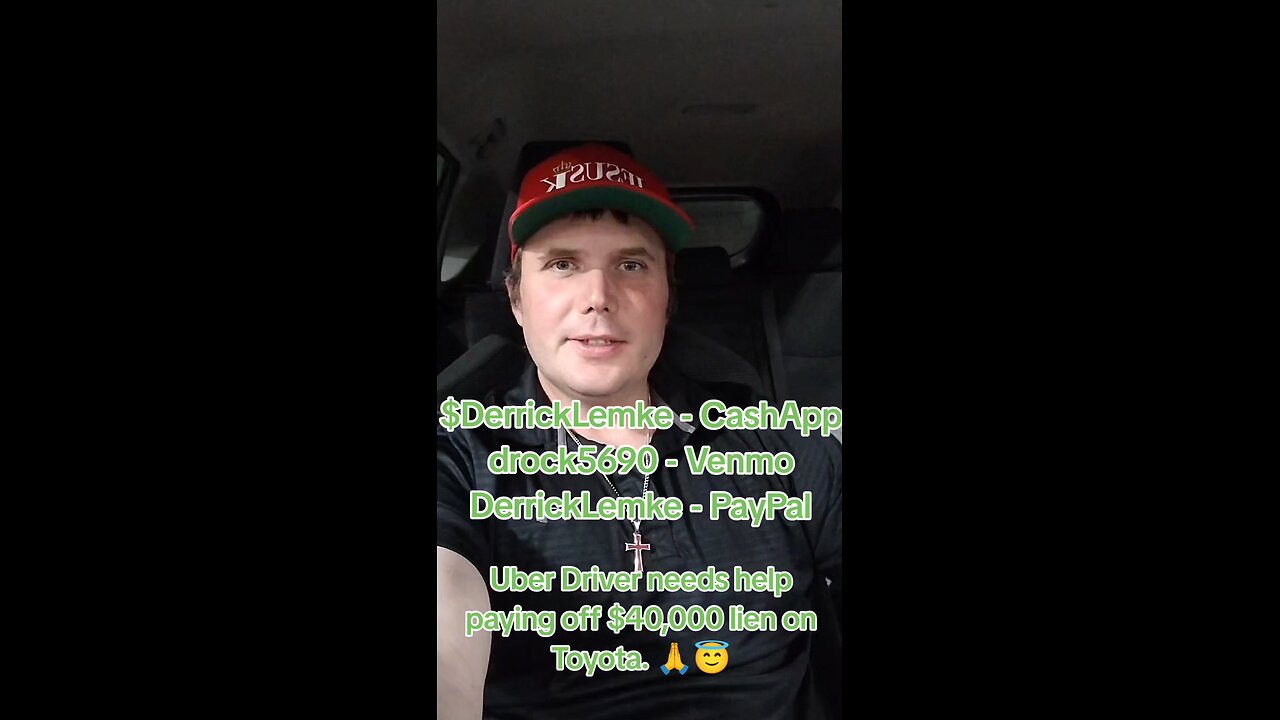 Uber Driver needs help paying off $40,000 lien on Toyota. 🙏😇