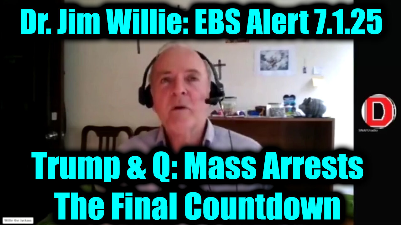 Dr. Jim Willie: Major Trump & Q Intel 7.1.25 - EBS Alert and The Final Countdown, Mass Arrests